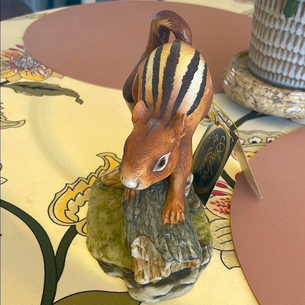 Andrea by Sadek Striped Chipmunk Figurine New in Box